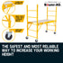Baumr-AG 450kg Mobile Scaffold High Work Platform Scaffolding Portable