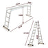 BULLET Pro 4.7m Multi-Purpose Ladder Aluminium Extension Folding Adjustable Step