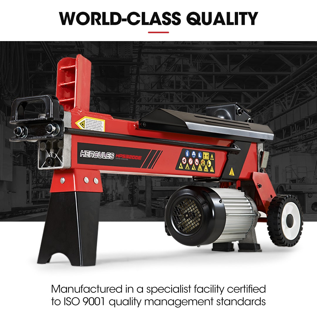 9 Ton Electric Log Splitter 9T Wood Cutter Hydraulic Fire Wood Block Axe Small Machine