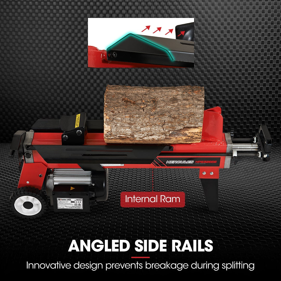 9 Ton Electric Log Splitter 9T Wood Cutter Hydraulic Fire Wood Block Axe Small Machine