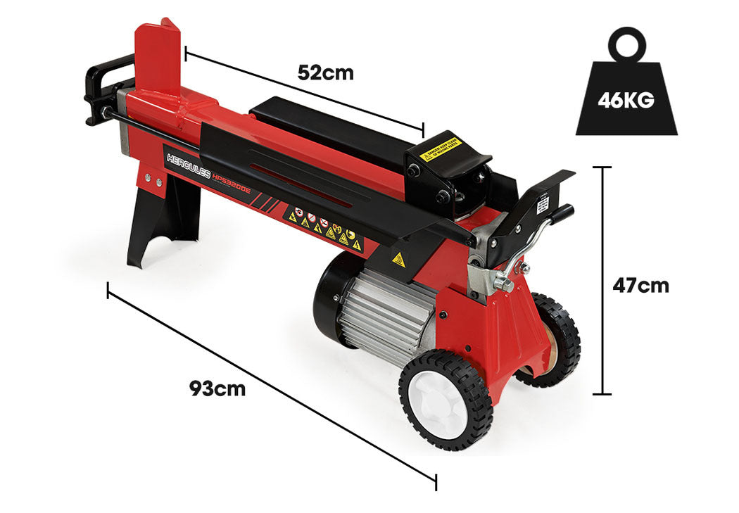 9 Ton Electric Log Splitter 9T Wood Cutter Hydraulic Fire Wood Block Axe Small Machine