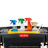 AUCH Double Bag Janitor Cleaning Trolley, Housekeeping Cart, Lockable Cabinet with Storage Tubs, Quiet Wheels, Black