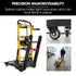 Electric Stair Climbing Hand Truck 159kg Load, Foldable Motorised Dolly Cart for Moving Furniture Appliances Equipment