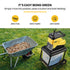 MICHIGAN 2400W Electric Crushing Impact Shredder, Quiet High Torque Garden Mulcher Chipper, Shreds Palm Fronds