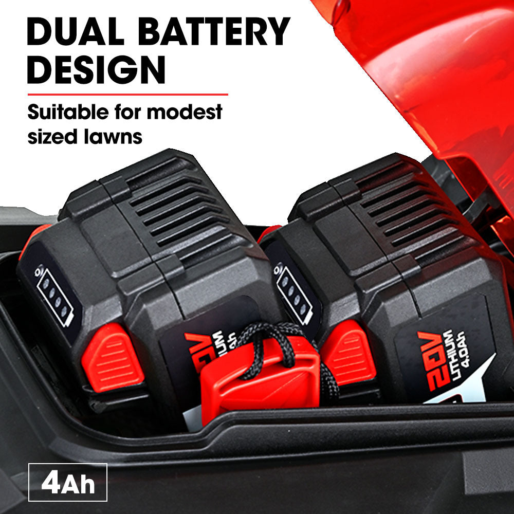 450CX 40V SYNC Cordless Lawn Mower Kit, Fast Charger, 2 x 4Ah Battery, 320mm Grass Cutting Path