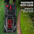 BAUMR-AG 450CX 40V SYNC Cordless Lawn Mower Kit, Fast Charger, 2 x 4Ah Battery, 320mm Grass Cutting Path