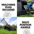 BAUMR-AG 540CX 40V SYNC 18" Cordless Lawn Mower Kit, VertiStore, Fast Charger, 2 x 4Ah Batteries, 6 Heights, Brushless, 430mm Cut Width