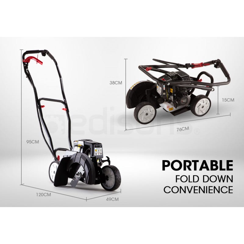 31CC Lawn Edger Petrol 4 Stroke Garden Grass Weed Trimmer Blade Cutting