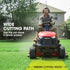 38" Ride On Mower Tractor, Electric Start, 14hp 452cc, Hydrostatic, 100kg Towing, 7 Cut Heights