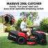 38" Ride On Mower Tractor, Electric Start, 14hp 452cc, Hydrostatic, 100kg Towing, 7 Cut Heights