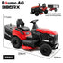 38" Ride On Mower Tractor, Electric Start, 14hp 452cc, Hydrostatic, 100kg Towing, 7 Cut Heights