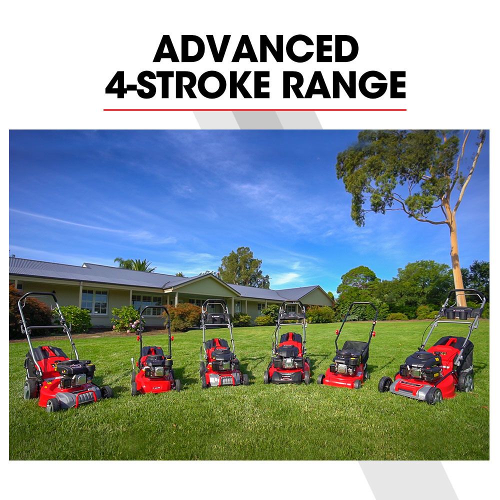 Baumr-AG 248cc Lawn Mower 4-Stroke 21 Inch Petrol Lawnmower 4-in-1 Self-Propelled Electric Start