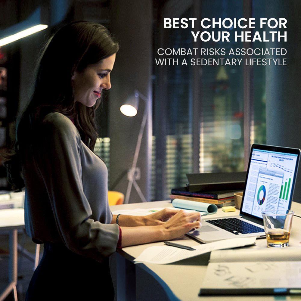 Corner Standing Desk, 1730W x 1730W x 750D, 3 Motors, 120kg Load, Sit to Stand Up Electric Height Adjustable, Black/Black Frame