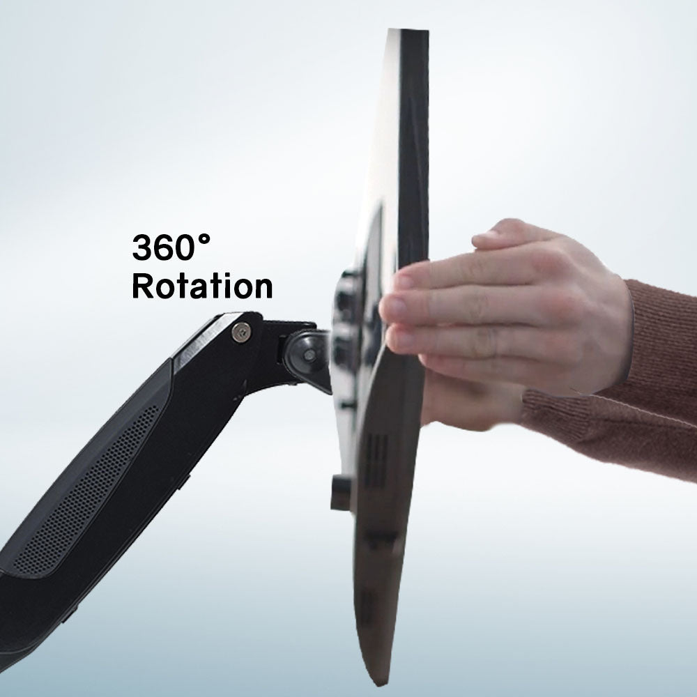 Triple Computer Monitor Mount Stand for Desk with 3 Adjustable Arm Holder for 15 to 32 inch Displays