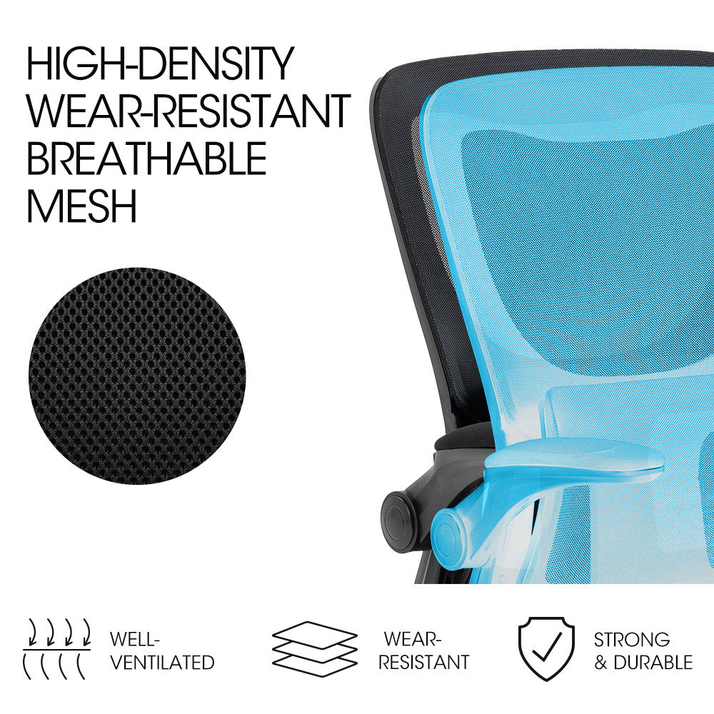 Ergonomic Mesh Office Chair Computer Seat Adjustable Recline, Black