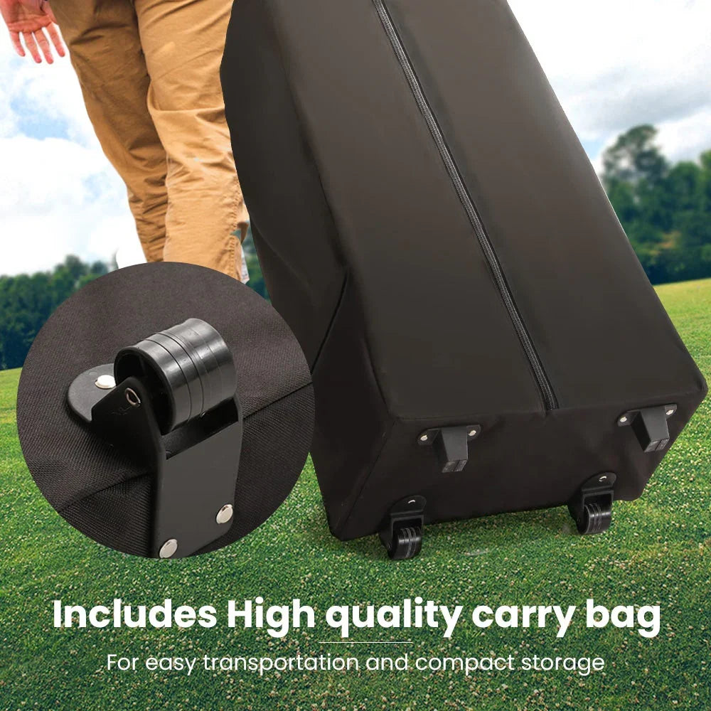 Accessory Pack for 6x3m White Gazebo, includes Walls, Wheeled Carry Bag, Rechargeable USB Lamp