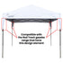 RED TRACK 3x Side Walls for 3x3m Gazebo, White