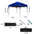 3.6x2.2m Ultra Compact Folding Gazebo, Carry bag, Portable Outdoor Popup Marquee for Camping Beach, Navy Blue