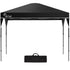 3.6x2.2m Ultra Compact Folding Gazebo, Carry bag, Portable Outdoor Popup Marquee for Camping Beach, Black