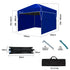 3.6x2.2m Ultra Compact Folding Gazebo, Walls, Carry bag, Portable Outdoor Popup Marquee for Camping Beach, Navy Blue