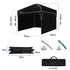 3.6x2.2m Ultra Compact Folding Gazebo, Walls, Carry bag, Portable Outdoor Popup Marquee for Camping Beach, Black