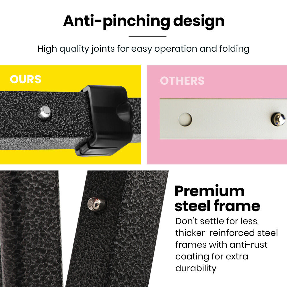 3.6x2.2m Ultra Compact Folding Gazebo, Walls, Carry bag, Portable Outdoor Popup Marquee for Camping Beach, Black