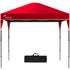 RED TRACK 3x3m Ultra Compact Folding Gazebo, Carry bag, Portable Outdoor Popup Marquee for Camping Beach, Red