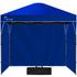 3x3m Ultra Compact Folding Gazebo, Walls, Carry bag, Portable Outdoor Popup Marquee for Camping Beach, Navy Blue
