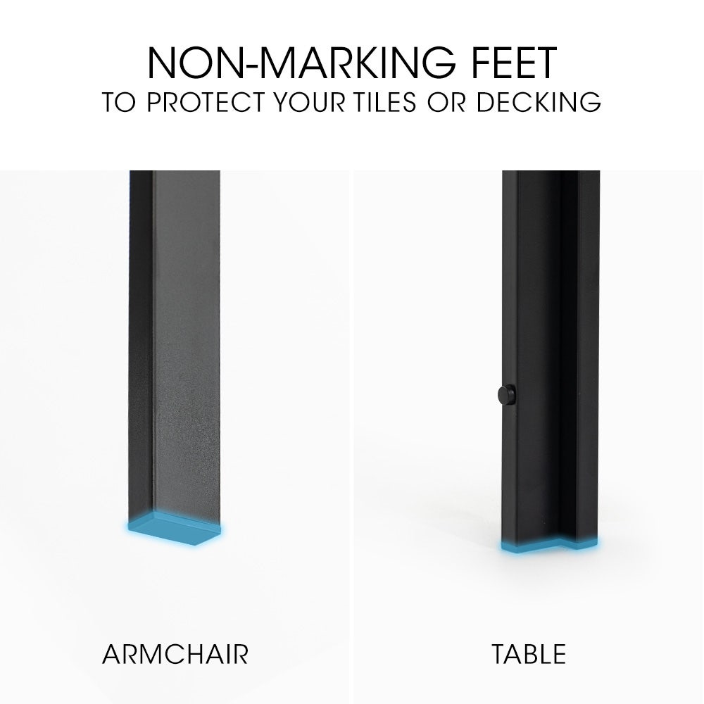 7pc Outdoor Dining Furniture Set, Table and Chairs Setting for Outside