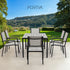 7pc Outdoor Dining Furniture Set, Table and Chairs Setting for Outside