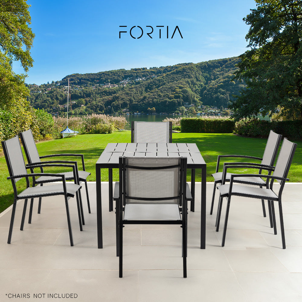 150x90cm Outdoor Dining Table, Rectangular, Furniture for Outside