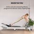 Aluminium Pilates Reformer Machine, Stretch Bed with box and jump board accessories