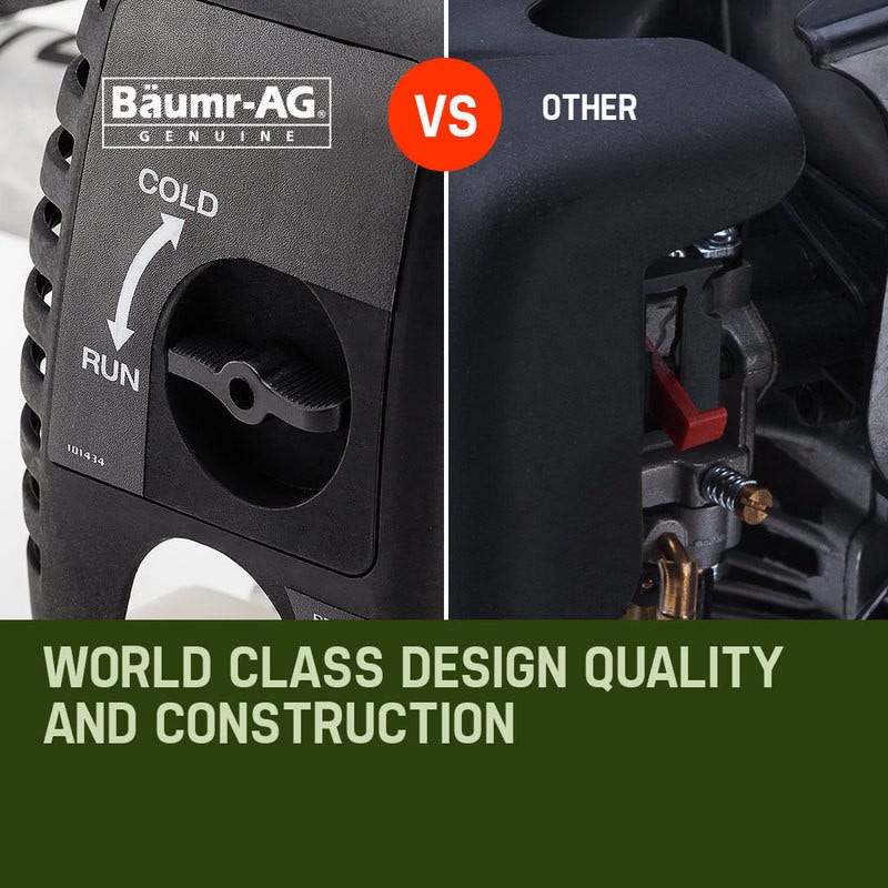 BAUMR-AG 65cc 7in1 Long Reach Garden Multi-tool, Pole Saw, Hedge & Line Trimmer, Brush Cutter, 12