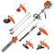 Pole Chainsaw Brush Cutter Whipper Snipper Hedge Trimmer Saw Multi Tool 62CC