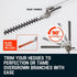 Pole Chainsaw Brush Cutter Whipper Snipper Hedge Trimmer Saw Multi Tool 62CC