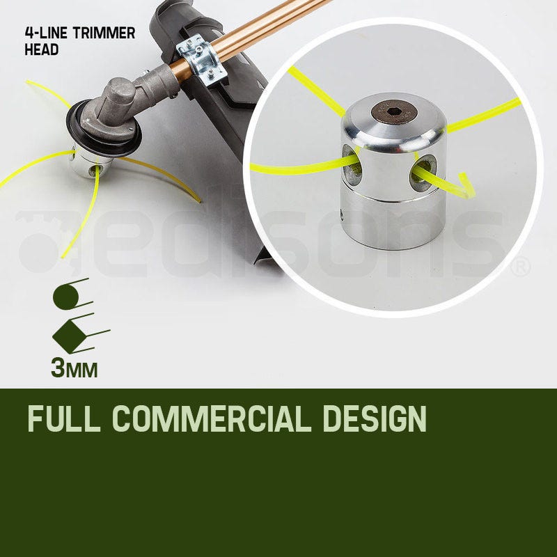 BAUMR-AG 65cc 9in1 Long Reach Garden Multi-tool, Pole Saw, Hedge & Line Trimmer, Brush Cutter, 12