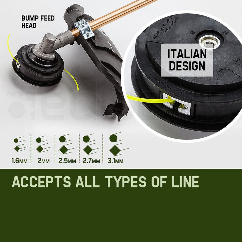 BAUMR-AG 65cc 9in1 Long Reach Garden Multi-tool, Pole Saw, Hedge & Line Trimmer, Brush Cutter, 12