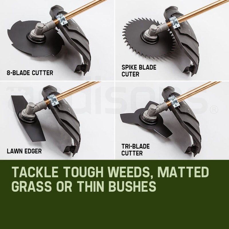 BAUMR-AG 65cc 9in1 Long Reach Garden Multi-tool, Pole Saw, Hedge & Line Trimmer, Brush Cutter, 12