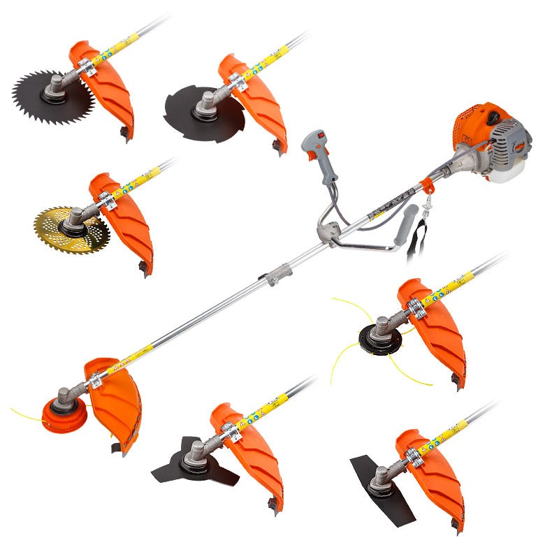 MTM 62cc 7in1 Brush Cutter Long Reach Garden Multi-Tool , Pole Trimmer, Hedge & Line Trimmer, 12