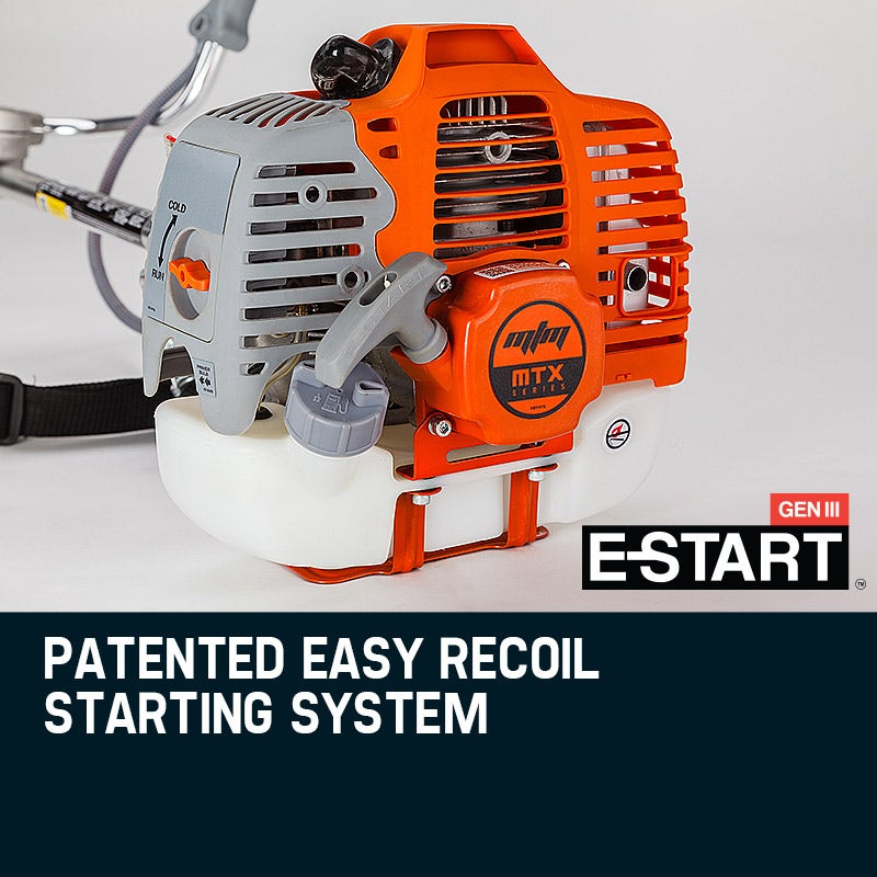 MTM 62cc 7in1 Brush Cutter Long Reach Garden Multi-Tool , Pole Trimmer, Hedge & Line Trimmer, 12" Tree Trimming Pruning, 2 Extension Shafts