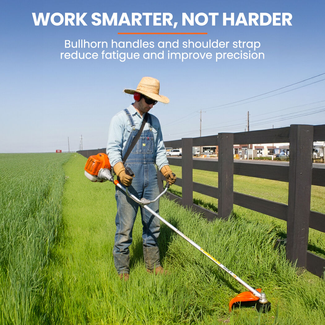 62cc 7in1 Brush Cutter Long Reach Garden Multi-Tool , Pole Trimmer, Hedge & Line Trimmer, 12