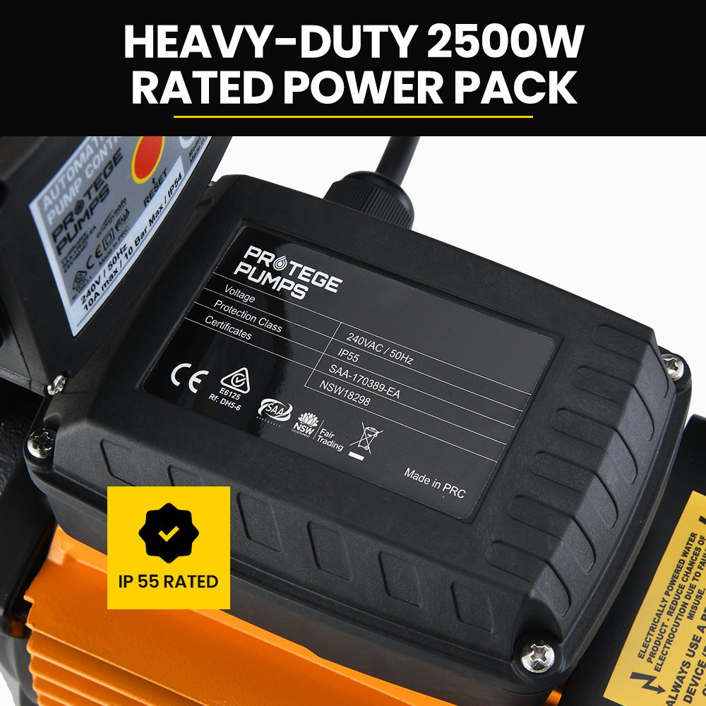 Multi Stage Water Pump High Pressure Rain Tank Garden Farm House