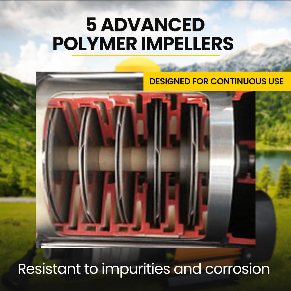 Multi Stage Water Pump High Pressure Rain Tank Garden Farm House