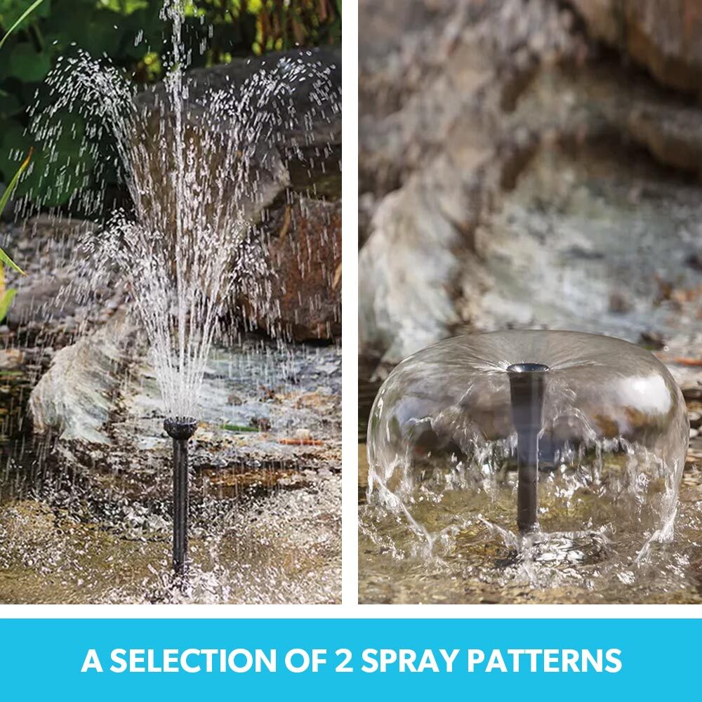 10W Solar Powered Water Fountain Pump Pond Kit with Eco Filter Box