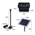 10W Solar Powered Water Fountain Pump Pond Kit with Eco Filter Box