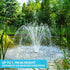 20W Solar Fountain Pump Garden Water Pool Pond Kit with Eco Filter Box