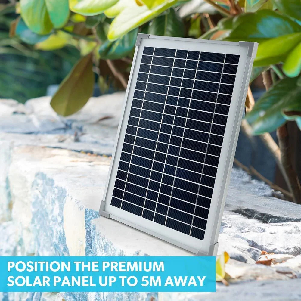20W Solar Fountain Pump Garden Water Pool Pond Kit with Eco Filter Box