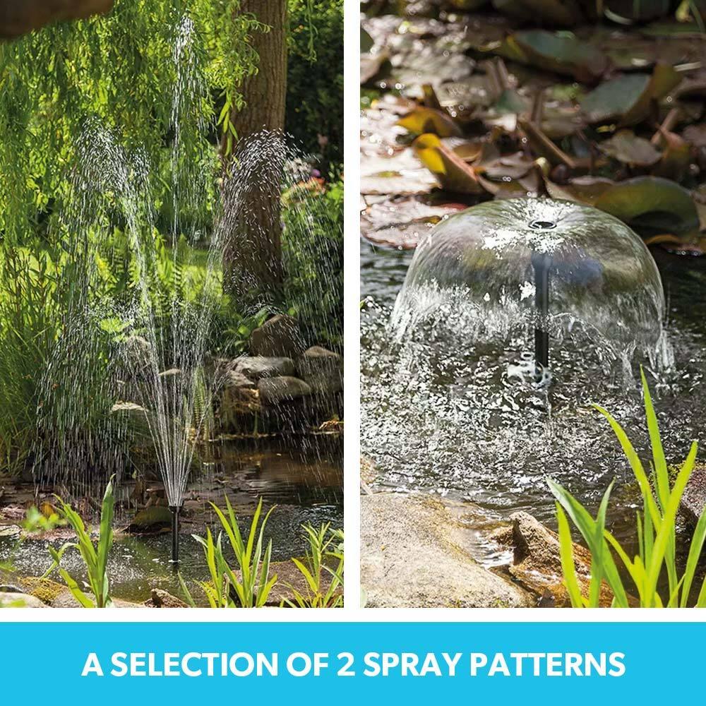 20W Solar Fountain Pump Garden Water Pool Pond Kit with Eco Filter Box
