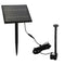 5W Solar Powered Fountain Submersible Water Pump Panel Kit Garden Pond