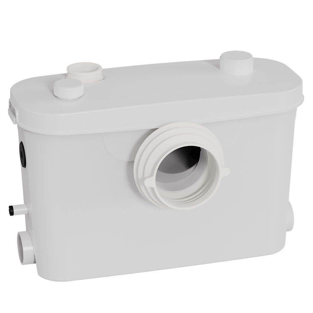 PROTEGE Macerator Pump, with 4 Inlet, for P-Trap Toilet, House, Bathroom, Shower, Sink, Washing Machine